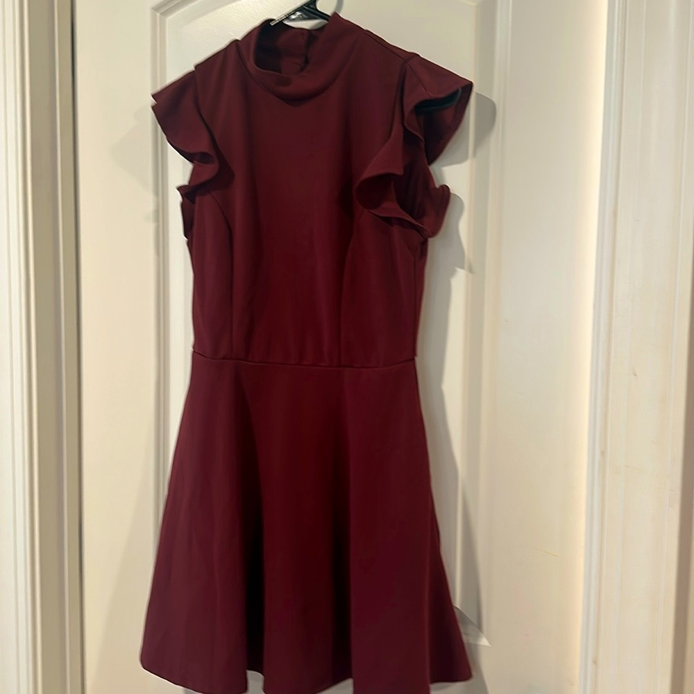 Burgundy dress from Francesca’s